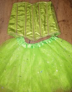 Kids Costumes to Hire - Lime Green Corset & Tutu - GIRL